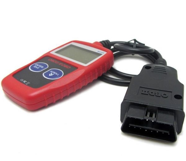 MS309 OBD2 Lector de códigos de fallas para automóviles OBDII Motor Escáner de diagnóstico Herramientas de reinicio