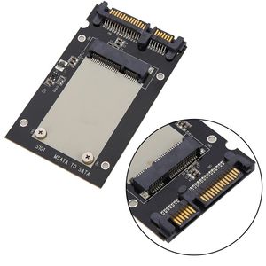 MSATA SSD à 2,5 pouces Carte d'adaptateur de convertisseur SSD SATA3 SATA3 avec étui protecteur d'épaisseur de 7 mm pour 7 mm d'épaisseur