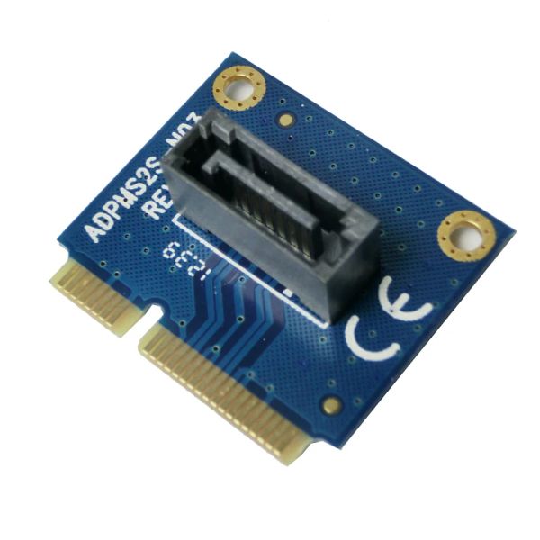 Carte convertisseur mSATA vers SATA, adaptateur Mini SATA vers SATA 7 broches pour disque dur HDD SSD 2.5 