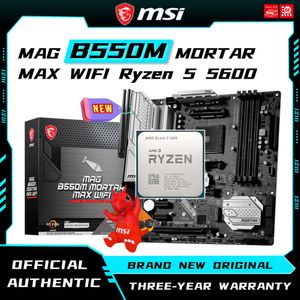 Cartes mères MSI B550 MAG B550M MORTAR MAX WIFI Ryzen 5 5600