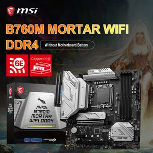 MSI MAG B760M MORTIER WIFI DDR4 Nouvelle Carte Mère 128GB LGA 1700 MATX Wi-Fi 6E SATA III B760 Prise en Charge du Processeur Intel Placa Mae