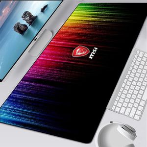 MSI Muismat Grote XXL Gamer Antislip Rubber Pad Gaming Mousepad naar Toetsenbord Laptop Computer Snelheid Muizen Muis Bureau