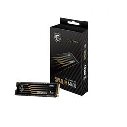 MSI SPATIUM M480 PCIe 4.0 NVMe M.2 2TB SSD 7000MB/S Velocità 1400TBW PCIe Gen4x4 NVMe 1.4 Notebook M.2 SSD 2TB SSD Per Desktop Nuovo