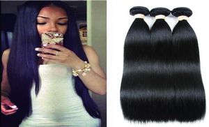 MSJOLI Loose Wave Body Wave rechte haar Braziliaans haar drie bundels Peruaanse maagdelijk Human Hair Maleisische Indiase Mink 9A Grade M2854762