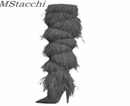 MSTACCHI HIVER NOUVELLES FEMMES BOOTS SUEDED