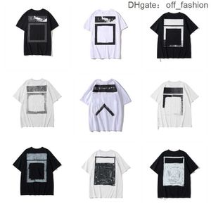 MSummer T Shirt Hommes Femmes DesignersOFF T-shirts T-shirts amples Tops Homme Chemise décontractée Luxurys Vêtements Streetwear Shorts Manches Polos T-shirts Taille m-xxl Offs WhiteE