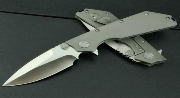 MT DOC muerte de contacto D2 TC4 cuchillo de bolsillo de caza de titanio cuchillos de colección regalo de Navidad para hombres herramienta de bolsillo 7281473