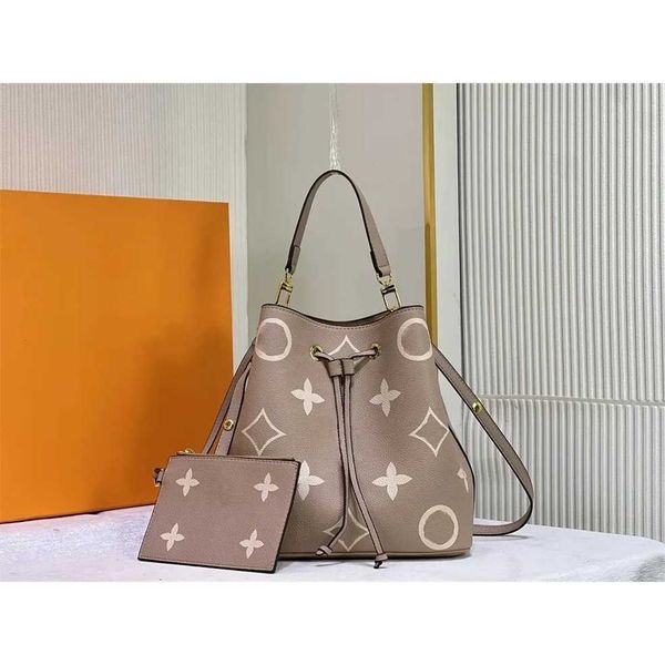 MT NEONOE Bolsos de hombro de diseñador mediano Bolsos de cubo Bolso cruzado con cordón Bolso de compras de moda Calidad con bolsa para el polvo Fábrica en línea 70% de venta