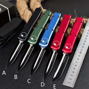 MT UTX 85 mes dubbelwerkende tactische micromessen tech zakmessen aluminium handvat auto COMBAT RED EDC TOOLS outdoor camping tool