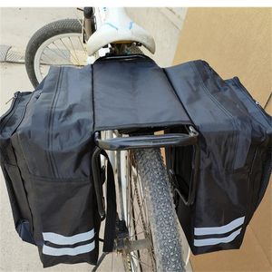 MTB fietszak achterste rek fietsterkbagage highcapacity achterbank met dubbele zijkant cycling bycicle duurzame reizen 240416