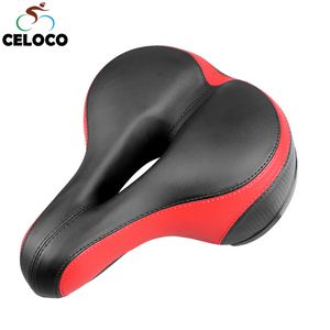 MTB Bicycle Saddle Soft Dikke Wide Mountain Road Bike Saddle Cycling Seat Pad Achter fietsen Licht fietsaccessoires achter