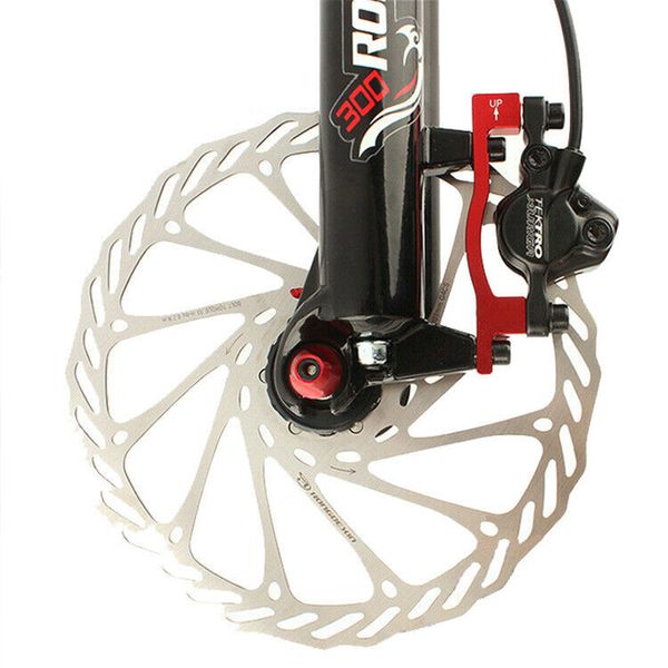 Rotores de freno de disco de bicicleta de MTB trasero delantero 180 mm 203 mm es/PM Adaptador de calibración Aleación de aluminio Post Muntor Adaptador de accesorios para bicicletas