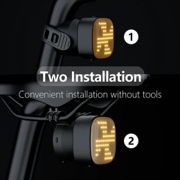 MTB Bike Tail Light Intelligent Automatische remsensor Licht IPX6 Waterdichte USB -oplaading Installeerbaar Airtag Bicycle Light