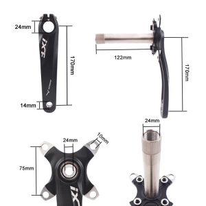 CRANK MTB 104BCD CRANKSET BB 32T 38T 42T MAIN MOUTRAL DOUBLE / TRIPLE SPEED CRANK Set Fit Shimano 3 * 10S