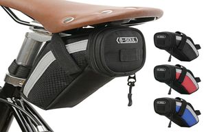 Sac de selle de vélo Portable, pochette de rangement d'outils de vélo, sacoche arrière, équipement de rangement de cyclisme, 4915228