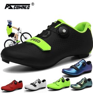 Zapatos de ciclismo Mtb, zapatillas de deporte de carbono para hombres y mujeres, botas de bicicleta de carretera, calzado de bicicleta de montaña de carreras, tacos de pedal SPD 240129