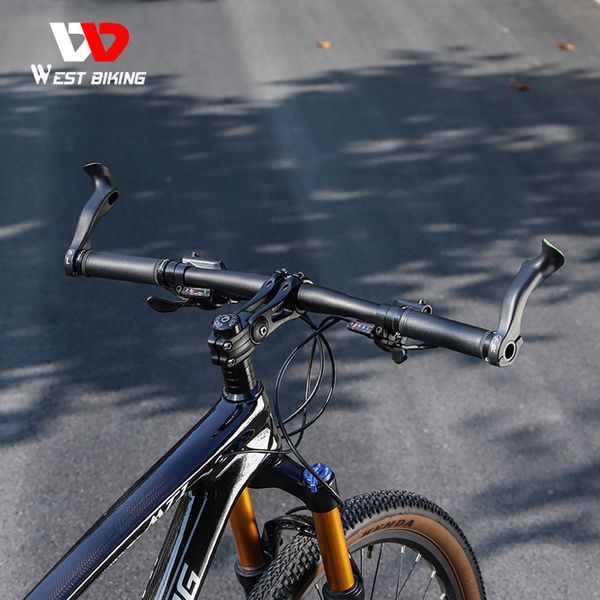 Bar de poignée VTT Endrations du vélo de vélo Ends Ergonomic Mountain Bike Ends Ul ultra-léger MTB BICYL BAR BAR TERMANS POUR UNE VÉLO MTB 22,2 mm