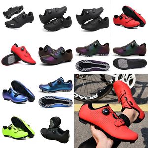 MTBq Cyqcling Chaussures Hommes Sports Dirt Road Bike Chaussures Plat Vitesse Cyclisme Baskets Appartements Chaussures De Vélo De Montagne SPD Cqleats Chaussures GAI