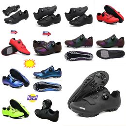 MTBQ Cyqcling Shoes Men Sports Dirt Rwoad Bike Zapatos de bicicleta plana Flats Flats Ciclismo de montaña Calzado SPD Shoews Gai