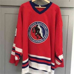 MThr Rare Vintage Starter # 99 Wayne Gretzky Hall of Fame Hockey Jersey Broderie Cousue Personnalisez n'importe quel nombre et nom Jerseys