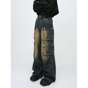 Mtlclothes Men's Wear |2023 Nouveau produit saisonnier American Old Design Feeling Workswear Jeans for Men