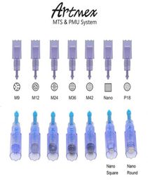 MTS à aiguille cartouche pour artmex v9 v8 v6 v3 machine à maquillage semi-permanente derma stylo microoneedle m9 m12 m24 m36 m42 nano aiguilles7865666