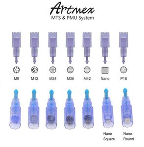 MTS à aiguille cartouche pour artmex v9 v8 v6 v3 semi-permanent Makeup Machine Derma Pen Miconeedle M9 M12 M24 M36 M42 Nano Needles2296104