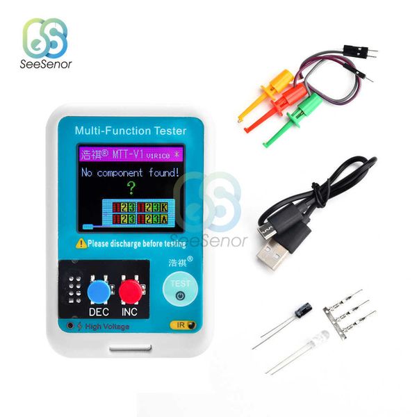 Tester LCD Tester MTT-V1 Tester multimètre multimètre haute précision DIODE TRIODE CAPACITANCE ESR MOS / PNP / NPN LCR MOSFET