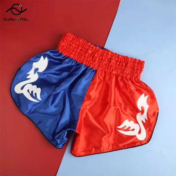 Muay Thai Boxing Shorts Cheap Sanda Clothing Women's Men's Kids Kick Boxing Trunks MMA Adult MMA Pantalones cortos de lucha