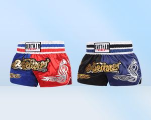 Muay Thai Kickboxing Shorts adulte boxe malles Gym grappin combat Martial Sanda entraînement Pants9480564