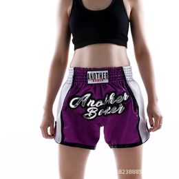 MUAY THAI Shorts pour adulte Breathe Freinly Loy MMA Training Pantalons Ventilate Fight Training Training Boxer Pantal