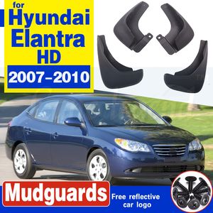 Mud Flaps For Hyundai Elantra HD 2007 - 2010 Fender Mudflaps Splash Guards Mudguards Car Front Rear wheel Accessories 2008 2009