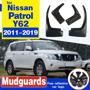 Mudflap for Nissan Patrol Y62 2011~2019 Fender Mud Guard Flap Splash Flaps Mudguards Accessories 2012 2013 2014 2015 2016 2017