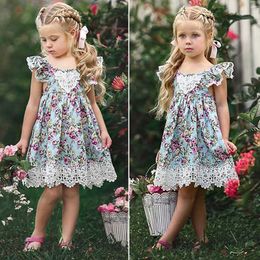 Mudifanda zomerjurk voor meisjes 2021 kinderen meisjes sling licht bloemen jurken baby borduurwerk vestidos 3 4 5 6 7 8 jaar oud Q0716