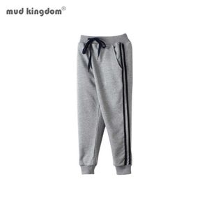 Mudkingdom grands garçons filles pantalons de survêtement hiver chaud enfants mode vêtements décontracté cordon pantalon enfants vêtements 210615