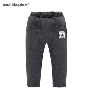 Mudkingdom Boys Pantalons Hiver Épaissir Chaud Casual Taille élastique Pantalon de mode pour vêtements 210615