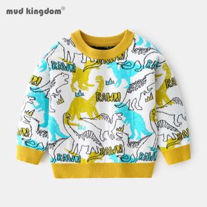 Mudkingdom Jongens Truien Herfst Lange Mouwen Mode Cartoon Kinderjassen Pullover Gebreide kleding 210615