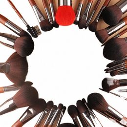 Série MUF Pinceaux de maquillage Set Angle Visage Blush Brosse Poudre Libre Foundation Fard à Paupières Beauté Brosse Maquillage Outils Pour Femmes Y9sn #