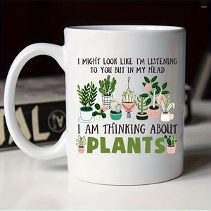 Mokken 11oz Creative Mug Coffee For Plant Lovers Gift Coworkers Friends Family Christmas El/Restaurant/Office
