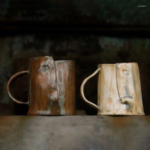 Tasses à café en céramique de styliste, série Rock haute température 1310 °C, entièrement fabriquées à la main, tasses de vaisselle personnelle de Jingdezhen