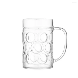 Tasses 1pc tasse à thé acrylique tasse à boire verre voyage tasses à café gobelet en plastique