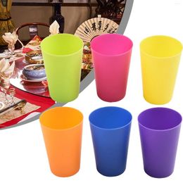 Tasses 1pc tasses en plastique colorées
