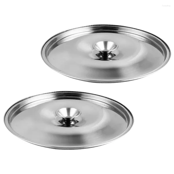 Tazas 2 PCS Tapa de sabor de acero inoxidable Cubierta de aceite de olla