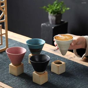 Tasses 200ml drinkware en céramique tasse de thé créatif vin porcelaine expresso style japonais kiln transformation tasse de café