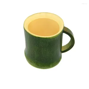 Tasses 2024 30 pièces Small Green Bamboo Cup de voyage à eau cadeau fait à la main à la main naturel petit déjeuner de bière