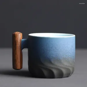 Tasses 2024 70ml en céramique Vintage tasse à café bureau filtre à eau thé à la main