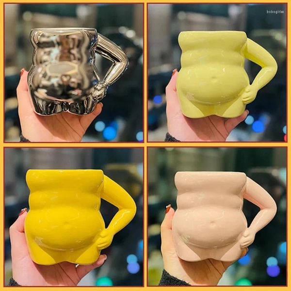 Tasses 2024 Body tasse Ins tasse de café personnalisé Café Céramique Couples Thé Femme Naked Cups en gros