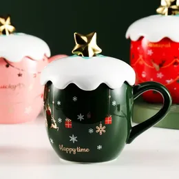 Mokken 2024 Kerstmok keramisch drinkbeker ontbijt melk koffie huis keuken drinkware decoraties cadeau