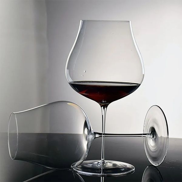 Tazas 21 unids 940710ml Crystal Red Wine Glass Copa Borgoña Burdeos Tazas de tallo largo Taza de degustación Boda Drinkware 231023