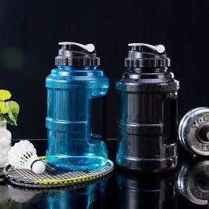 Mokken 25l grote capaciteit fles sportwaterfles voor outdoor wandelen klimmen BPA gratis draagbare transparante fitness gym Kettle Z0420